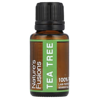 Nature's Fusions, Huile essentielle 100 % pure, Tea tree, 15 ml