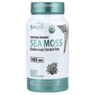 Nutri, Organic Seaweed, 1400 mg, 60 Organic Capsules (700 mg per capsule)
