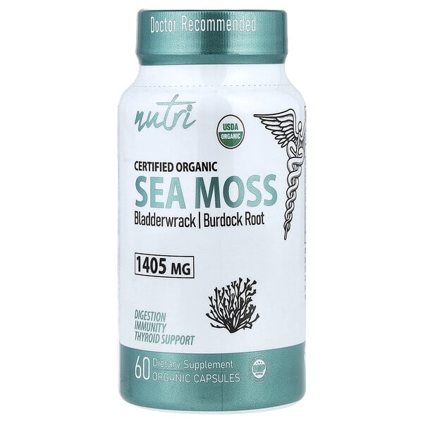 Organic Sea Moss, 60 Organic Capsules