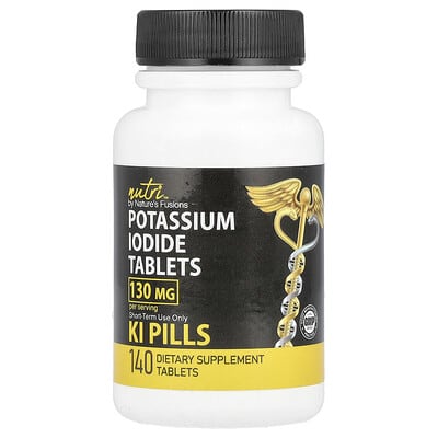 Nutri, Potassium Iodide Tablets, 130 mg, 140 tablets (65 mg each)