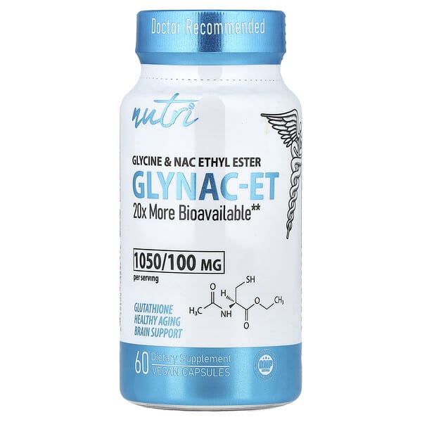 Nutri, Glynac-ET, 60 Kapsul Vegan