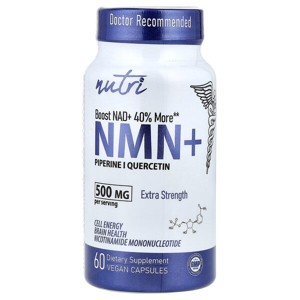 Nutri, NMN+, 60 Cápsulas Veganas