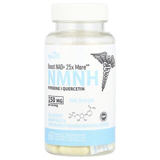 Nature's Fusions, NMN, Puissance maximale, 250 mg, 60 capsules vegan (125 mg par capsule)