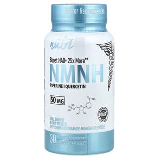 Nutri, NMNH , 50 mg , 30 Vegan Capsules