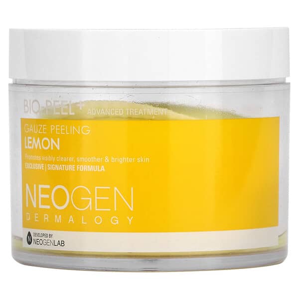 Neogen, Bio-Peel+ 去角質清潔棉，檸檬味，30 片裝
