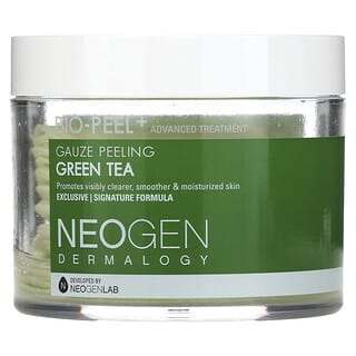 Neogen (نيوجين ديرمالوجي)‏, تقشير حيوي، ضمادات شاش للتقشير، بالشاي الأخضر، 30 ضمادة، 200 مل