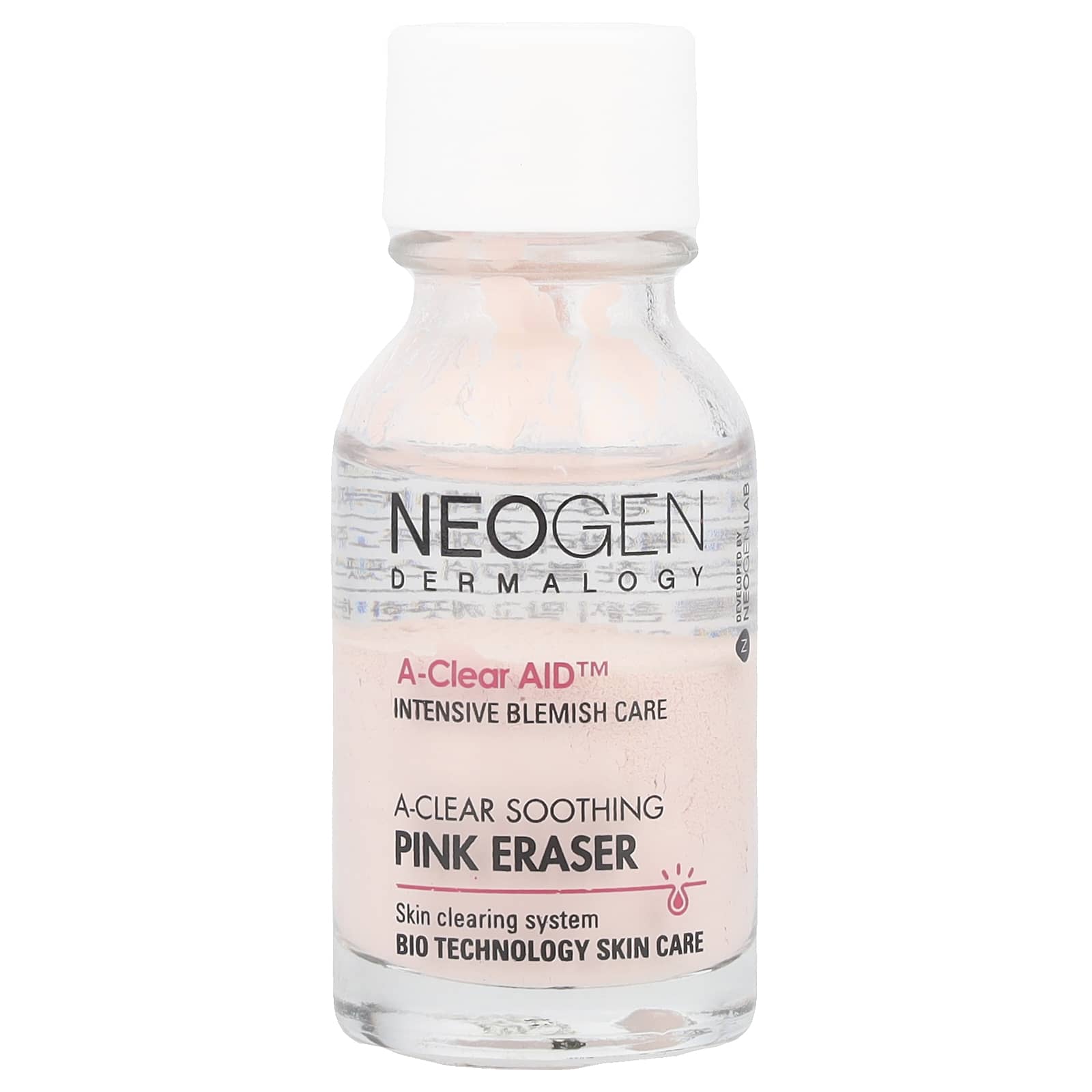 A-クリア スージングピンクイレイサー、15ml（0.50液量オンス）