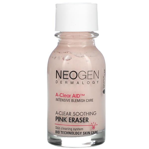 Neogen, A-Clear Soothing Pink Eraser，0.50 液量盎司（15 毫升）