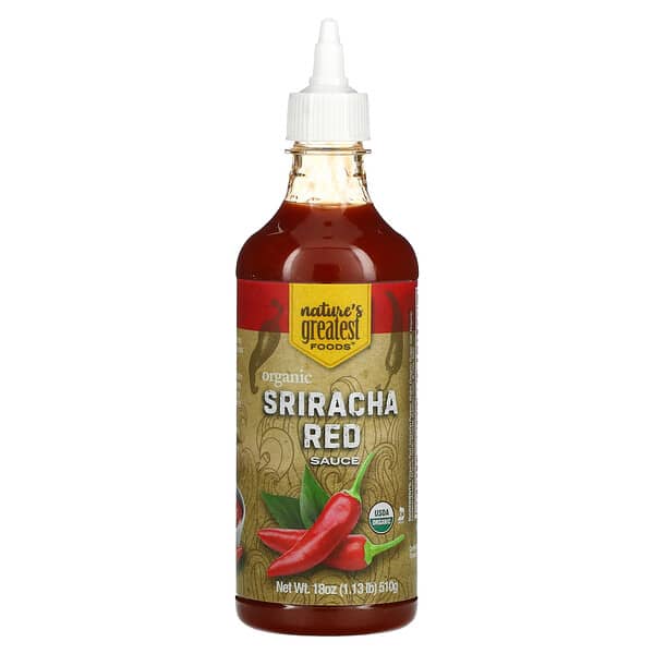 Nature's Greatest Foods, Rote Sriracha-Bio-Sauce, 510 g (18 oz.)