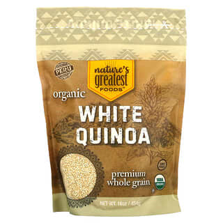 Nature's Greatest Foods, Quinoa Branca Orgânica, 454 g (16 oz)