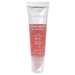 Neutrogena, MoistureShine Lip Soother, SPF 20, Shine 30, 0.35 oz (10 g)