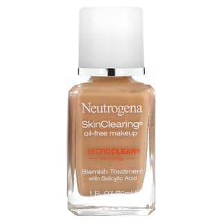 Neutrogena, Очищение кожи, безмасляный макияж, мягкий бежевый 50, 30 мл (1 жидк. Унция)