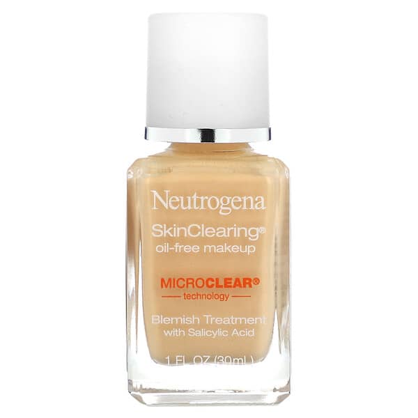 Neutrogena, SkinClearing, Oil-Free Makeup, Classic Ivory 10, 1 fl oz ...