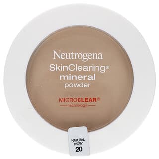 Neutrogena, SkinClearing Mineral Powder, Natural Ivory 20, 0.38 oz (11 g)