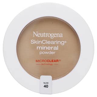 Neutrogena, Очищающая минеральная пудра, нюд 40, 11 г (0,38 унции)