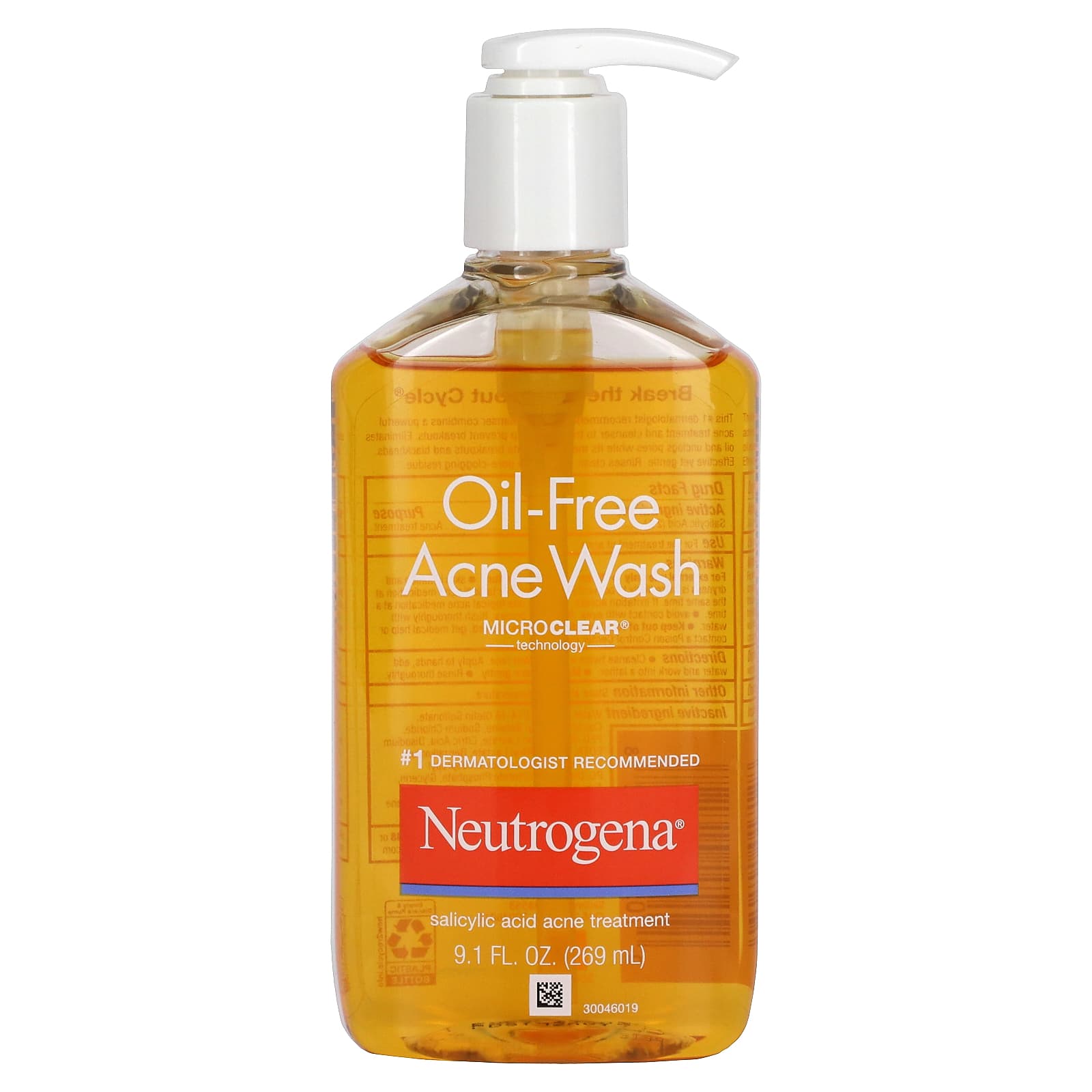 Neutrogena, Oil-Free Wash, fl oz (269 ml)