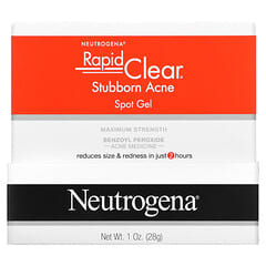 Neutrogena, Rapid Clear, Stubborn Acne Spot Gel, Maximum Strength, 1 oz (28 g)