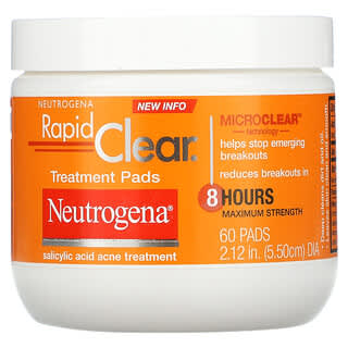 Neutrogena, Rapid Clear, Treatment Pads , 60 Pads