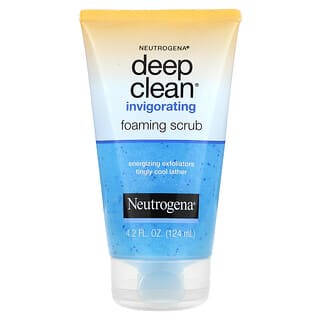 Neutrogena, Deep Clean（ディープクリーン）、スッキリ泡スクラブ、124ml（4.2液量オンス）