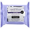 Makeup Remover Cleansing Towelettes, Night Calming, 25 Pre-Moistened Towelettes