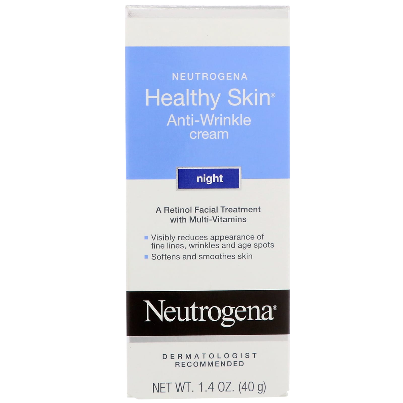Neutrogena, Healthy Skin, AntiWrinkle Cream, Night, 1.4 oz (40 g)