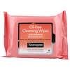 Oil-Free Cleansing Wipes, Pink Grapefruit, 25 Pre-Moistened Towelettes