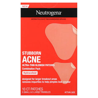 Neutrogena, Parches para imperfecciones ultrafinas para el acné persistente, 10 unidades