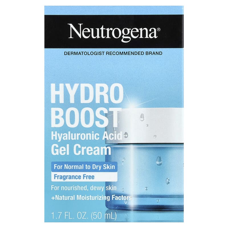 Hydro Boost Hyaluronic Acid Gel Cream, For Normal to Dry Skin