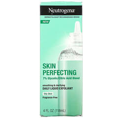 Neutrogena, Perfectionneur de peau, Exfoliant liquide quotidien, Peaux grasses, Sans parfum, 118 ml