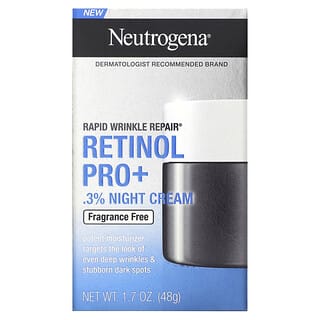 Neutrogena, Retinol Pro+ .3% Night Cream, Fragrance Free, 1.7 oz (48 g)