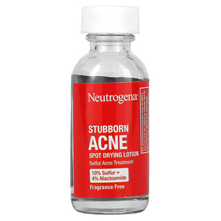 Neutrogena, Stubborn Acne, Spot Drying Lotion, Fragrance Free, 1 fl oz (30 ml)