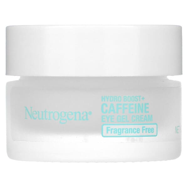 Neutrogena, ハイドロブースト＋カフェイン アイジェルクリーム、無香料、14ｇ（0.5オンス）