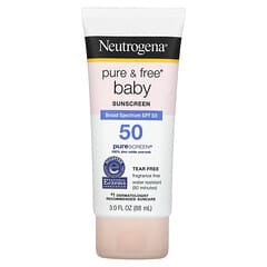Neutrogena, Pure & Free Baby Sunscreen, SPF 50, 3 fl oz (88 ml)