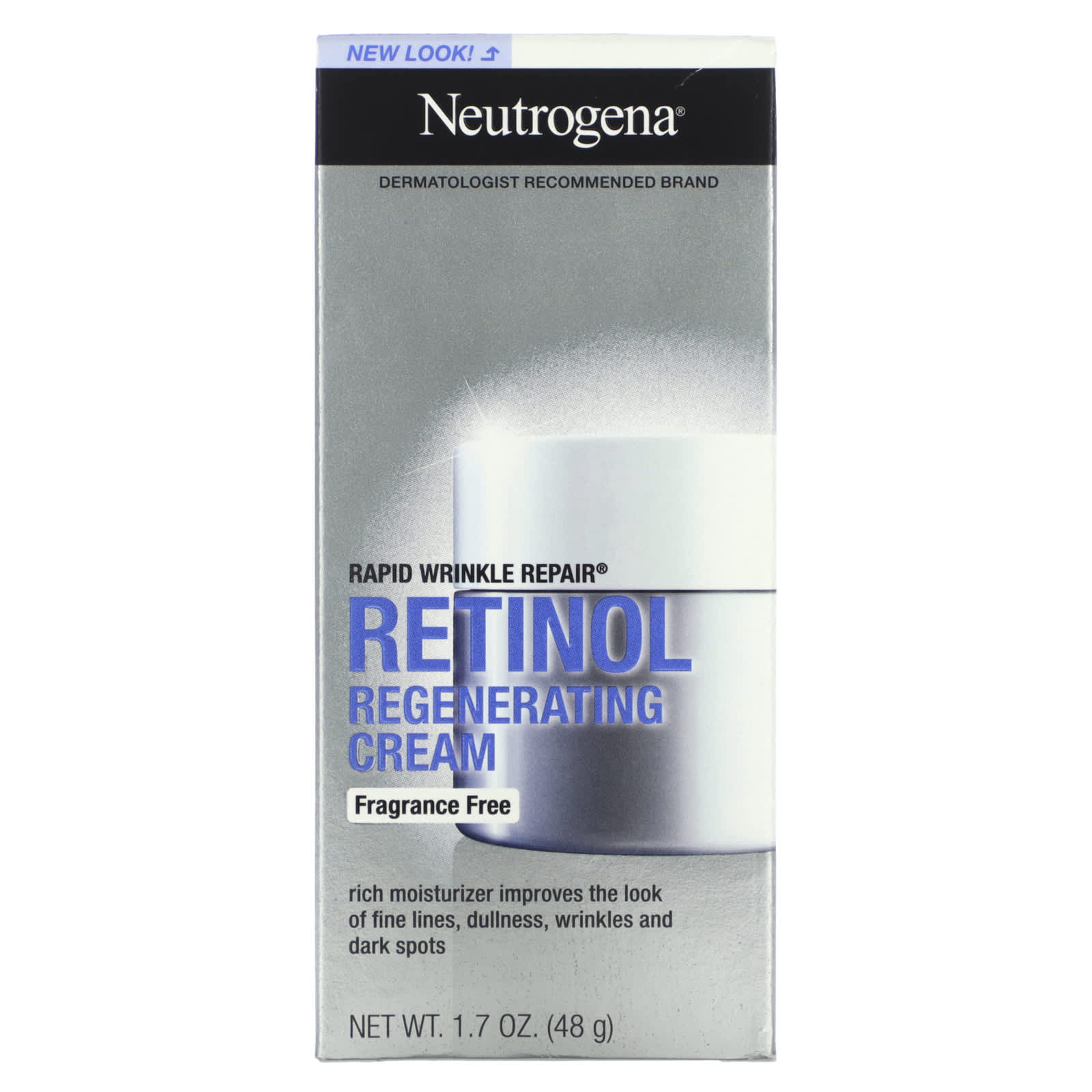 Neutrogena, Rapid Wrinkle Repair, Retinol Regenerating Cream, Fragrance ...