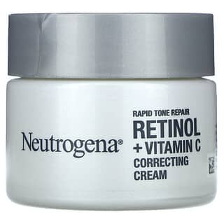 Neutrogena, Riparazione rapida del tono, crema correttiva con retinolo e vitamina C, 48 g