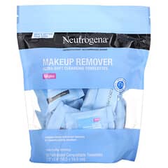 Neutrogena, Makeup Remover, Ultra-Soft Cleansing Towelettes, Singles, 20 Plant-Based Compostable  Towelettes