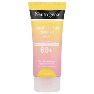 Neutrogena, Loción con protector solar Invisible Daily Defense, FPS 60+, 88 ml (3 oz. Líq.)