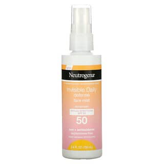 Neutrogena, Invisible Daily Defense Sunscreen Face Mist, SPF 50, 3.4 fl oz (100 ml)