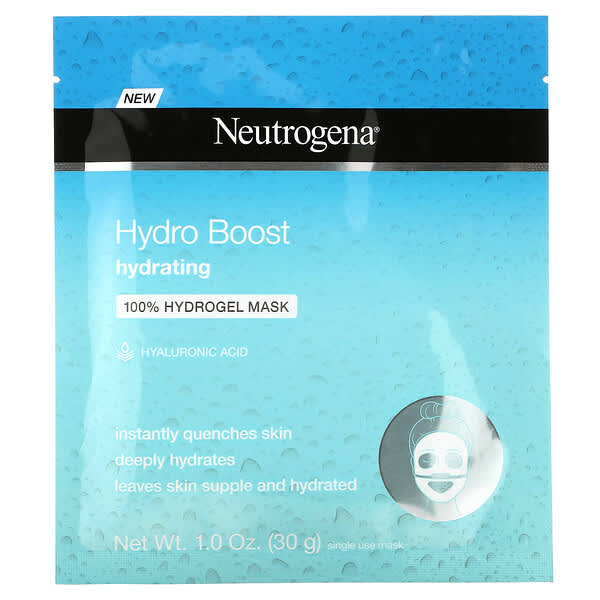 Neutrogena, Hydro Boost, Mascarilla de belleza hidratante, 1 lámina, 30 g (1 oz)