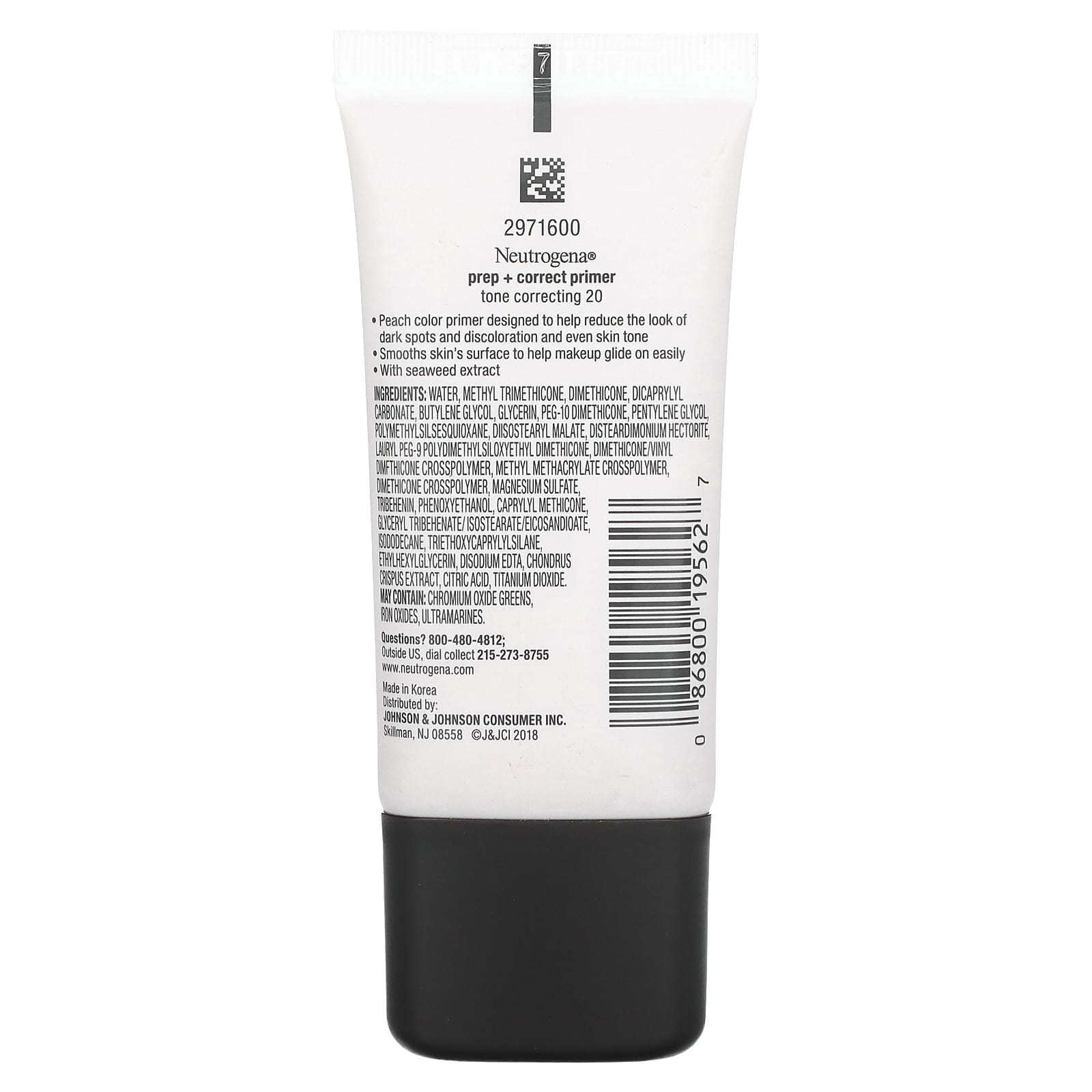 Neutrogena Prep Correct Primer Tone Correcting 1 Oz 30 G