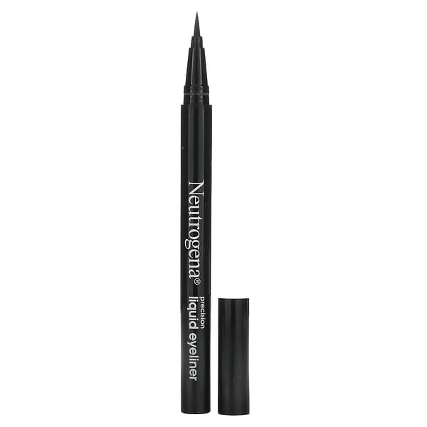 Neutrogena, Precision Liquid Eyeliner, Jet Black 10, 0.013 fl oz (0.38 ml)