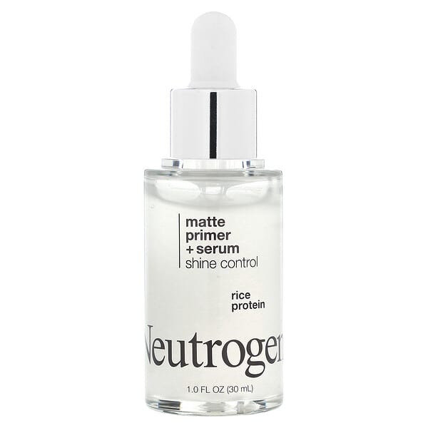 Neutrogena‏, פריימר מט + סרום, לשלוט ברק, 1 אונקיית נוזל (30 מ“ל)