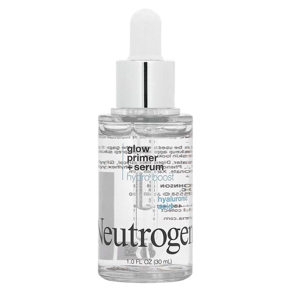 Neutrogena Glow Primer Serum Hydro Boost 1 Fl Oz 30 Ml