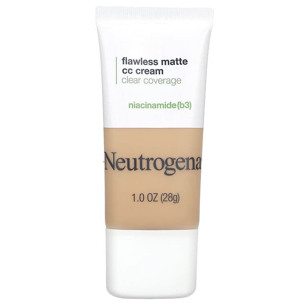 Neutrogena Clear Coverage Flawless Matte Cc Cream Vanilla 30 1 Oz 28 G 9629