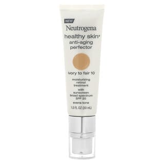 Neutrogena, Perfecteur anti-âge pour une peau saine, FPS 20, Ivoire à clair 10, 30 ml
