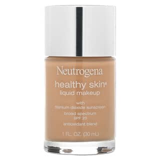 Neutrogena, Maquillaje líquido para piel saludable, FPS 20, Buff 30`` 30 ml (1 oz. Líq.)