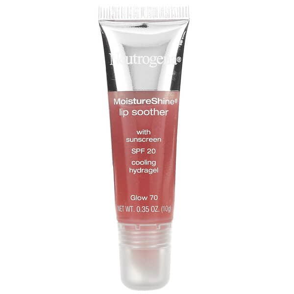 Neutrogena, MoistureShine（モイスチャーシャイン）リップスーザ―、SPF数値20、グロウ70、10g（0.35オンス）