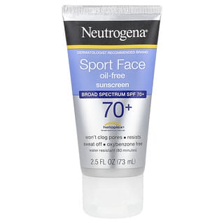 Neutrogena, Sport Face Oil-Free Sunscreen, SPF 70+, 2.5 fl oz (73 ml)