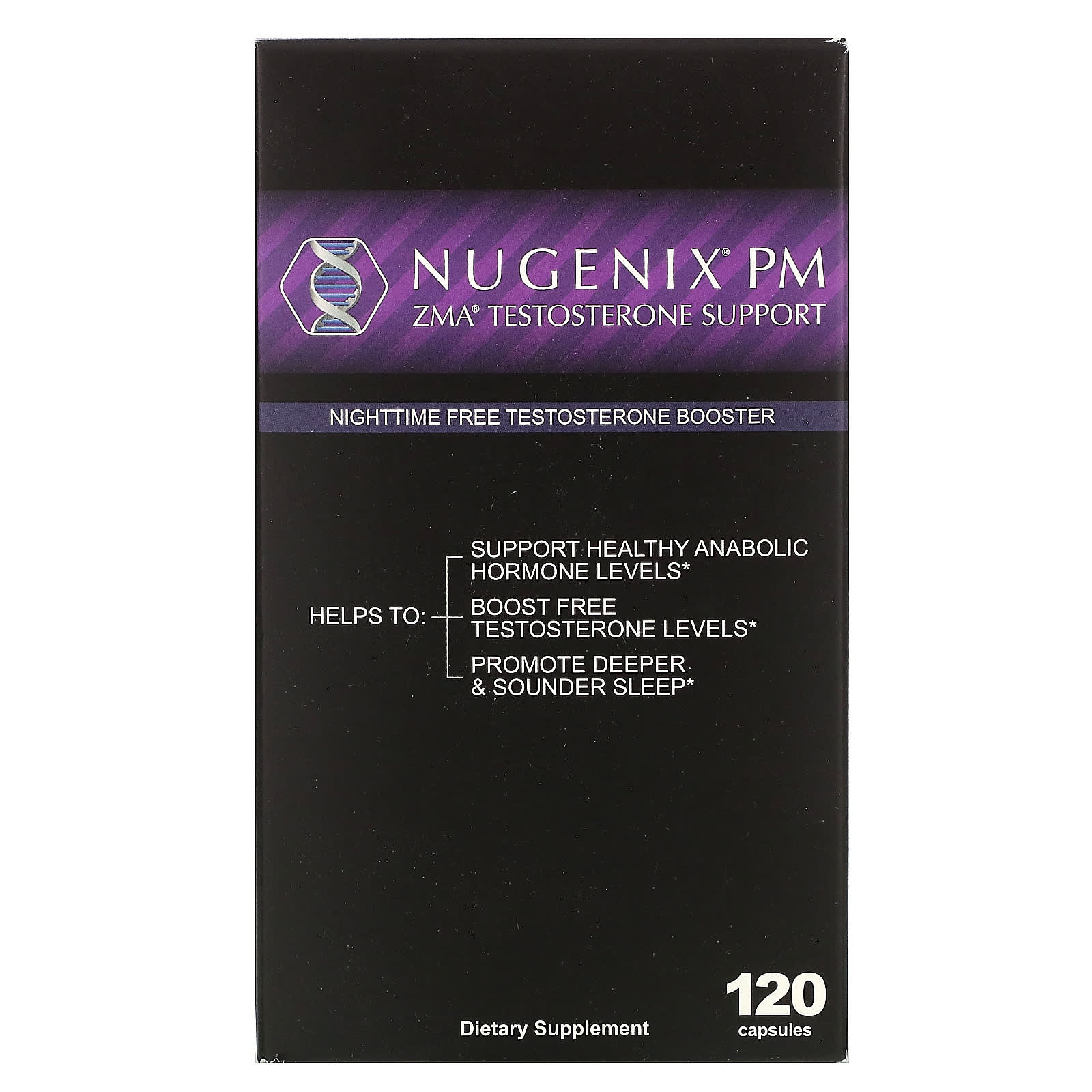 Nugenix, ZMA Testosterone Booster, Nighttime Free Testosterone Booster ...