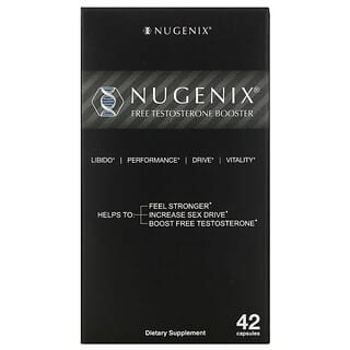 Nugenix, Reforço de Testosterona Grátis, 42 Cápsulas